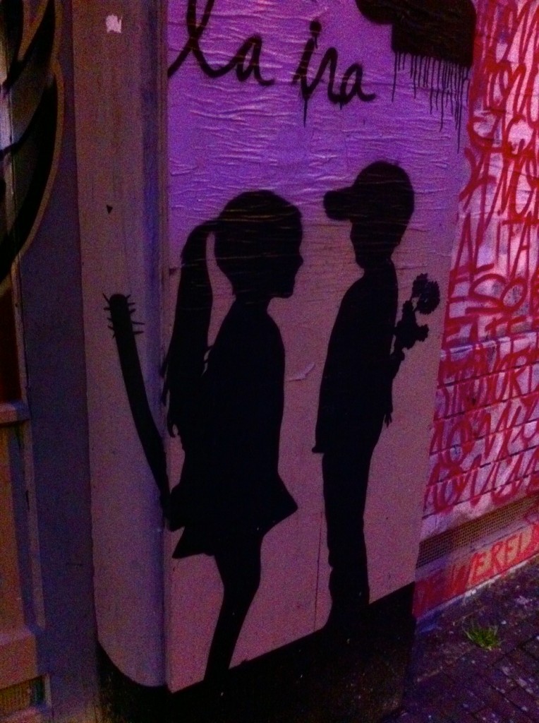 Purple Kissing Kids