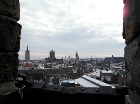 Ghent View From Castle