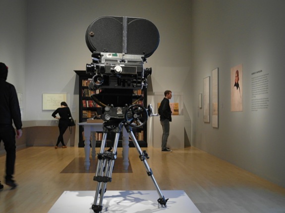 Stanley Kubrick's camera on display at the Los Angeles County Museum of Art